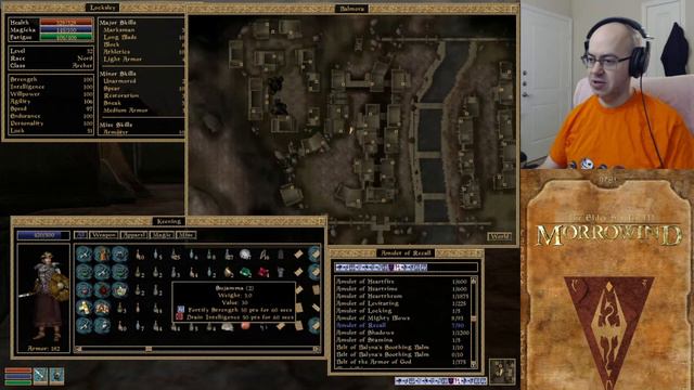 Recovering Sunder, Trying the Different Light Spells - Let's Play Morrowind (Semi-Blind) - 239 смотреть онлайн