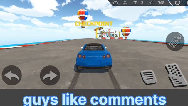 Mega ramp Car Driving - Muscle Car game -? Android gameplay - SAMSUNG смотреть онлайн