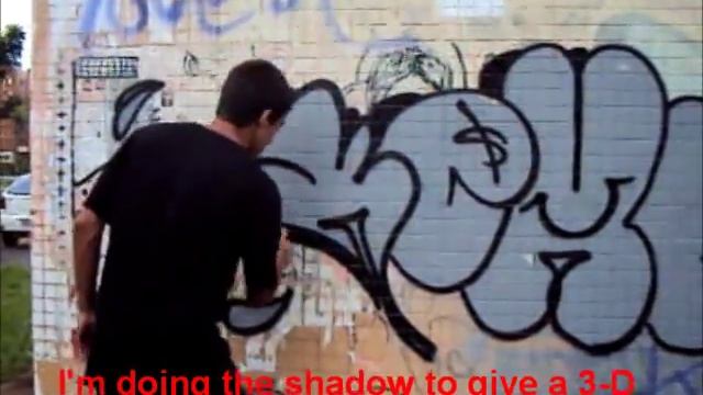 Graffiti - Throw-up tutorial~Kemp2 Hardcore Rats Crew смотреть онлайн