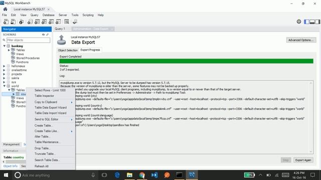 Mysql Workbench Export And Import смотреть онлайн