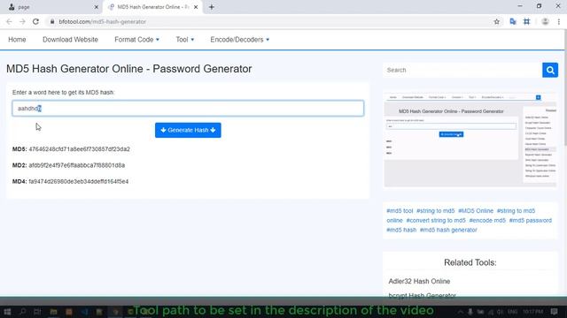 MD5 Hash Generator Online - Password Generator смотреть онлайн