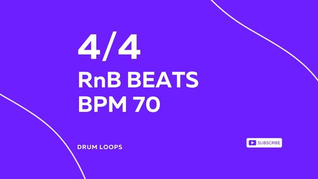4/4 RnB RHYTHM BPM 70 v3 - DRUM BEAT - RHYTHM PATTERN смотреть онлайн