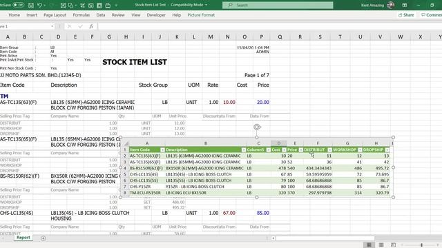MySQL Accounting Price List Raw Report Data Transformation to Easy for Reporting in Excel смотреть онлайн