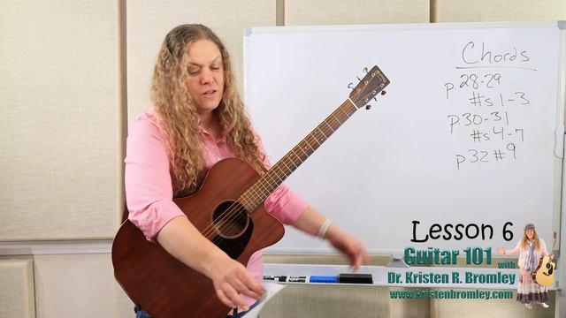 Guitar 101 with Dr. Kristen R. Bromley - Lesson 6 смотреть онлайн
