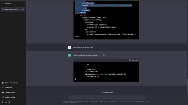 Create a Todo List App in React using ChatGPT: A Step-by-Step Video Tutorial смотреть онлайн