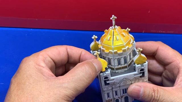 DIY Craft Instruction 3D Puzzle Cubicfun MOSCOW