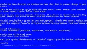 синий экран смерти ЭТО ШУТКА!!!!!!!