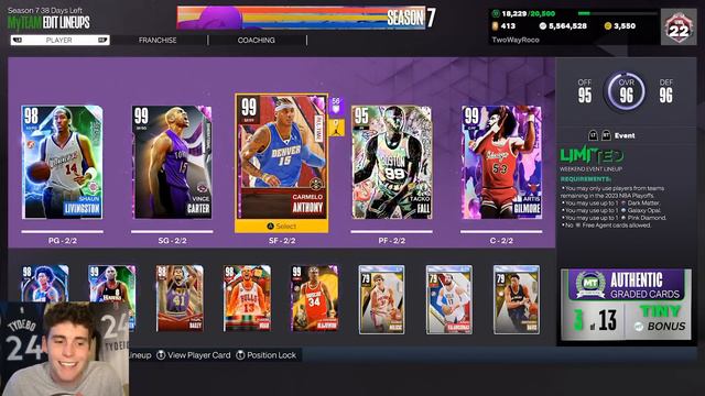 FREE DARK MATTER LOCKER CODE IN NBA 2K23 MyTEAM! TYPE IN THIS CODE FOR DARK MATTER CARMELO ANTHONY! смотреть онлайн