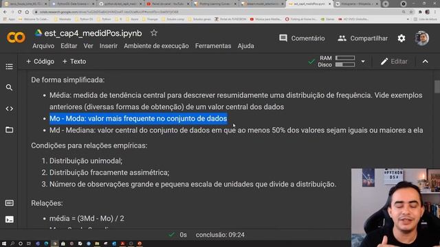#07 ESTATÍSTICA BÁSICA NO PYTHON: MODA, MEDIANA E QUARTIS смотреть онлайн