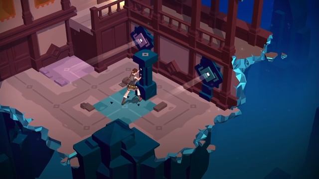 Lara Croft Go - The Mirror of Spirits: The Foyer walkthrough смотреть онлайн