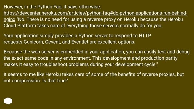 Clarification: Does Heroku Run Python Apps Behind Nginx or Not? смотреть онлайн