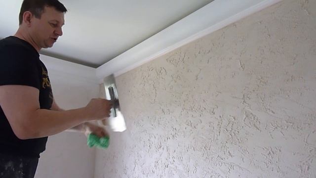 Как наносить травертин. Мастер-класс от РемБрандт ремонт смотреть онлайн