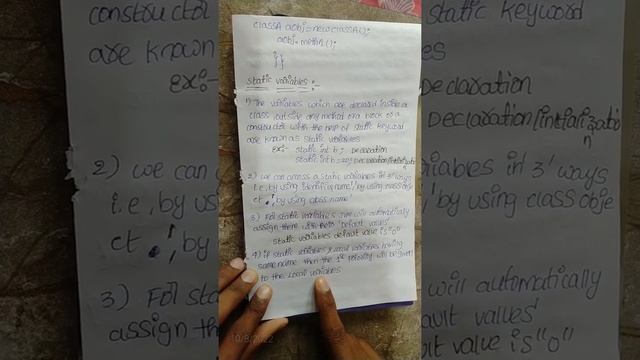 core java basics part3//static variables and local variables смотреть онлайн