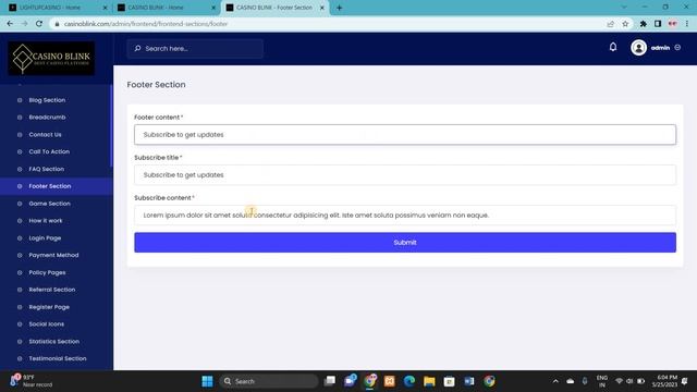 ADMIN PANEL SETTINGS IN CASINO GAMING SITE | MOST IMPORTANT SETTINGS IN CASINO SITE | CHAPTER 3 смотреть онлайн