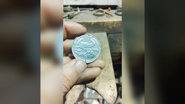 counterfeit fake gold eagle identification and dismantling how to know. смотреть онлайн