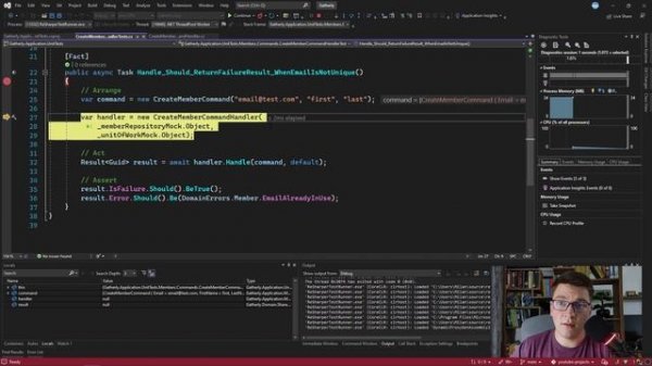 Unit Testing CQRS Handlers With Moq, Fluent Assertions, and xUnit