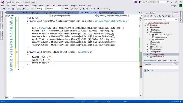C# Full project(Gym Management System)with Source Code смотреть онлайн