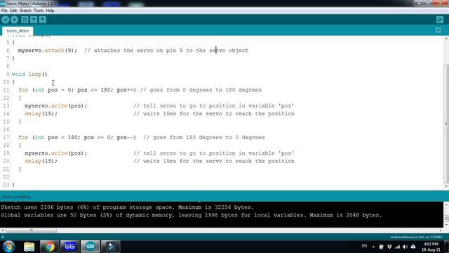 Interface Servo Motor With Arduino | Tutorial 12 | Proteus Simulation смотреть онлайн