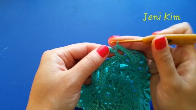 МК салфетка "Эмили " 27-28 ряды How to crochet doily "Emily"27-28 rows смотреть онлайн