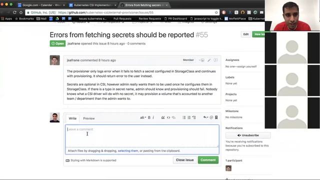 Kubernetes SIG Storage - CSI Implementation Workgroup 20180312 смотреть онлайн