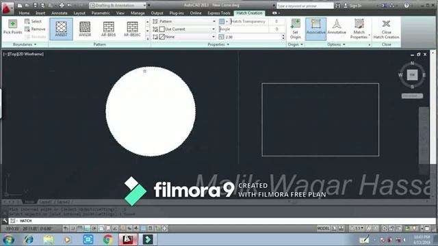 AutoCad 2013 full course tutorial ( hatch) Urdu Hindi #22 смотреть онлайн