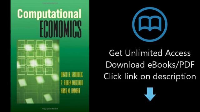 Download Computational Economics PDF смотреть онлайн
