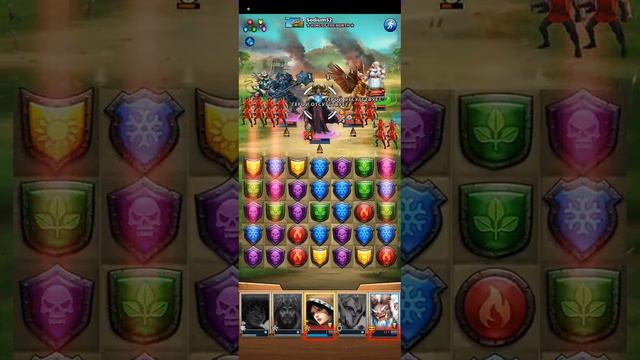 Aggressive II vs King of the North. Стремительная атака. Empires puzzles смотреть онлайн