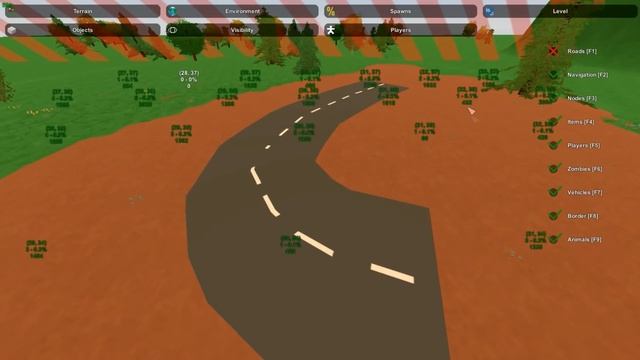 Unturned - Как сделать ровные дороги (Map Editor дополнение)