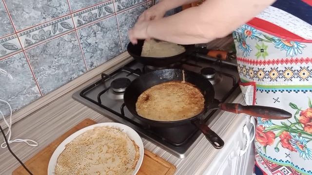 Тонкие и очень мягкие блинчики с пышной начинкой.
