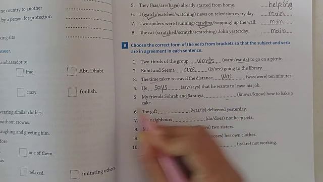 STD 4 English Grammar (Worksheet 9 exercise B) смотреть онлайн