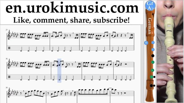 How to Play Recorder (G.) Charlie Puth - Attention Tabs Part#2 um-i352 смотреть онлайн