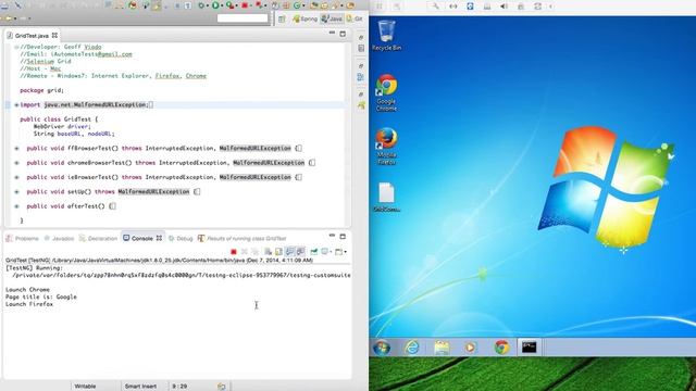 Selenium Grid 2 - Internet Explorer, Firefox, Chrome смотреть онлайн