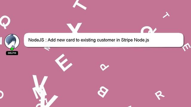 NodeJS : Add new card to existing customer in Stripe Node.js смотреть онлайн