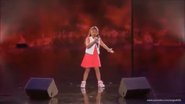 Angelica Hale ❥ 9-Year-Old Earns Golden Buzzer From Chris Hardwick - America's Got Talen