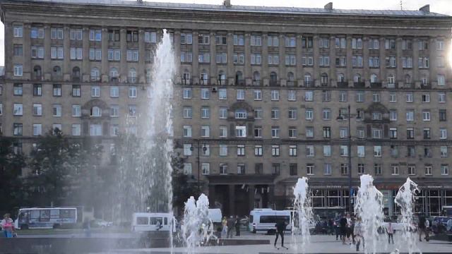 Футаж Фонтан в Питере смотреть онлайн