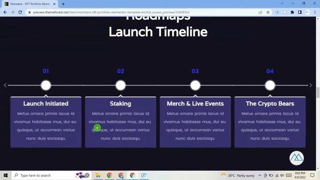 Monztera - NFT Portfolio Elementor Template Kit | WordPress Themes FREE Download #wordpress смотреть онлайн