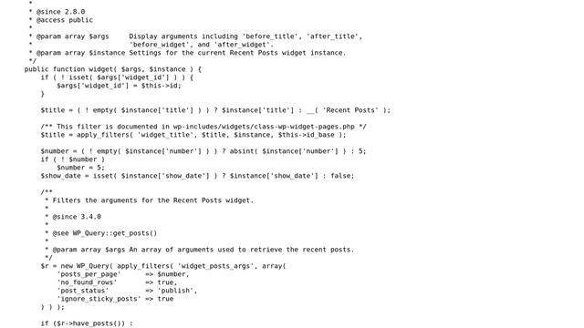 Wordpress: Copying a widget class to functions.php results on a blank page смотреть онлайн