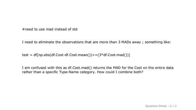 Pandas : Computing MAD(mean absolute deviation) GroupBy Pandas смотреть онлайн