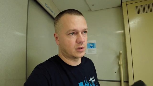 Поездка на поезде №012Я "Ямал" Москва-Новый Уренгой из Перми в Чусовой смотреть онлайн