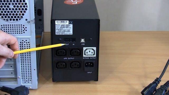 Подключение монитора, ИБП к компьютеру смотреть онлайн