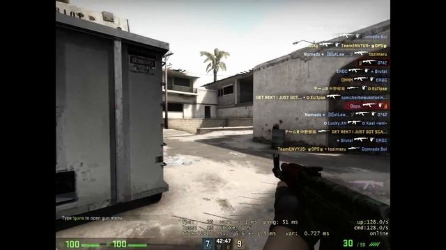 CS:GO on i3 4170 - GTX 650 (1280x960) смотреть онлайн