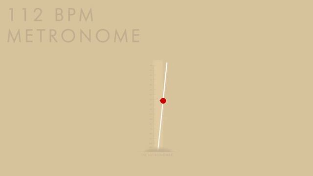 112 BPM Metronome - 1 Hour Metronome 112 BPM смотреть онлайн
