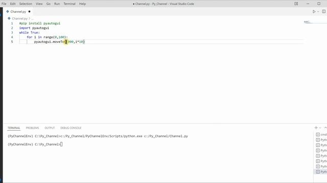 Keep Your Screen Active Forever Using Python смотреть онлайн