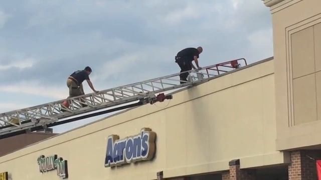 Man flees, climbs building to evade police смотреть онлайн