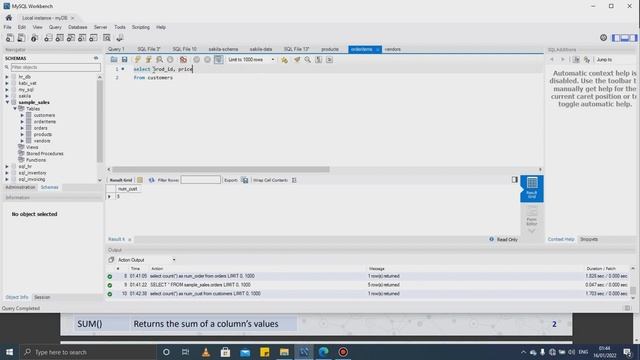 9.0 Aggregation Function in SQL смотреть онлайн