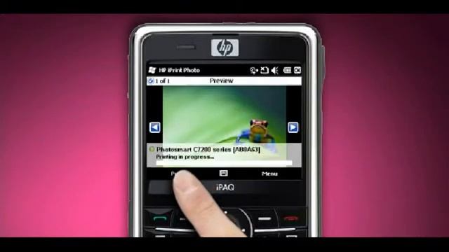 HP iPrint Photo per Symbian e Windows Mobile смотреть онлайн