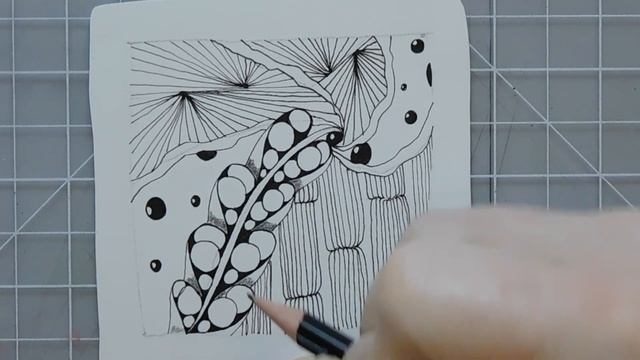 Tangled Talk #12 - Draw 4 Zentangle Patterns for Beginners смотреть онлайн