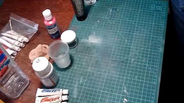 Как растворять акриловые караски под аэрограф