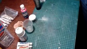 Как растворять акриловые караски под аэрограф