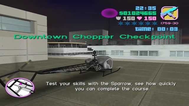 GTA Vice City - Mission #74 - Chopper Checkpoints смотреть онлайн